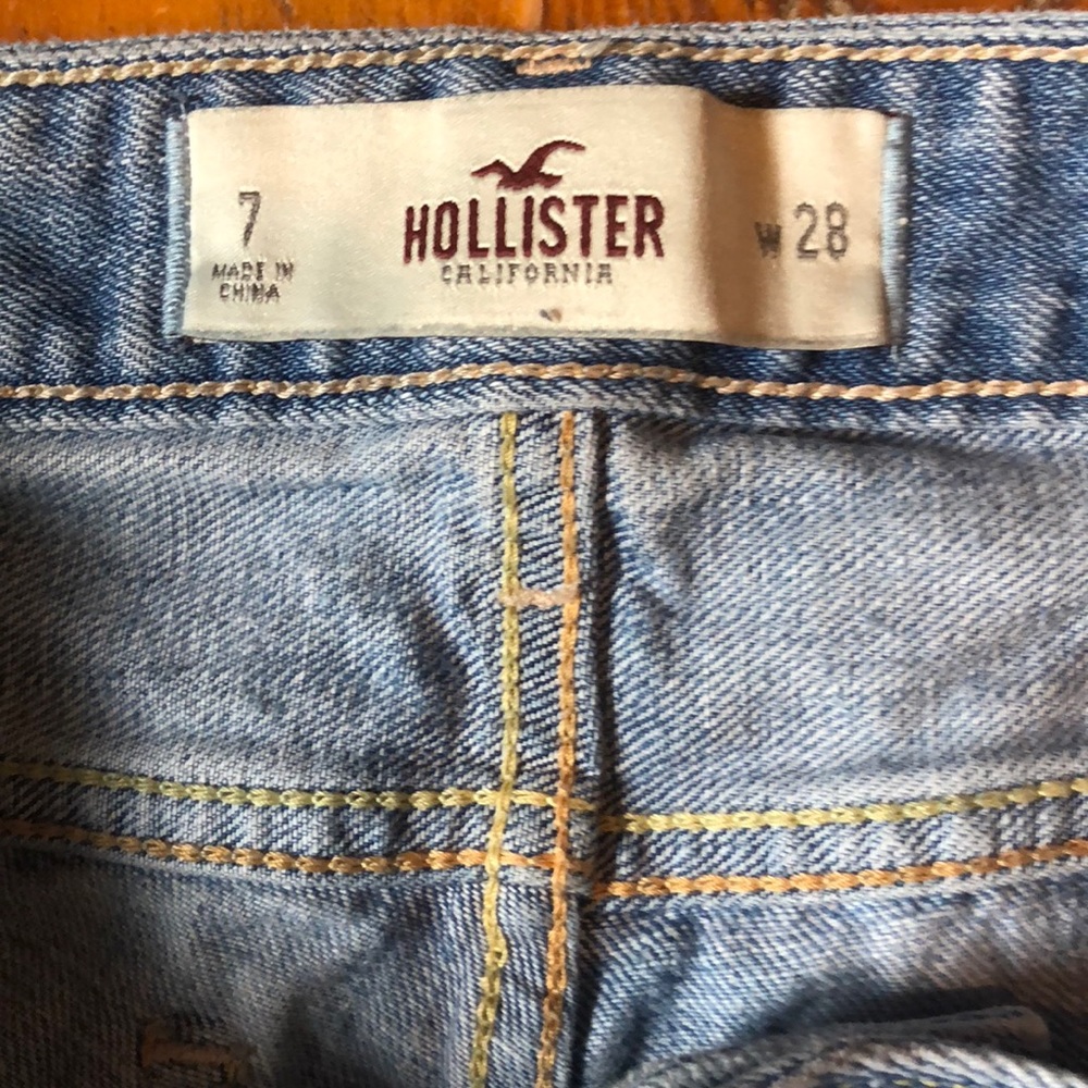 Hollister Factory Distressed Slouch Jeans